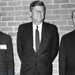 Emilio Colombo con John Fitzgerald Kennedy e Guido Carli