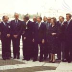 Emilio Colombo al Consiglio Europeo, Venezia, 12-13 giugno 1980 (Cameraphoto)
