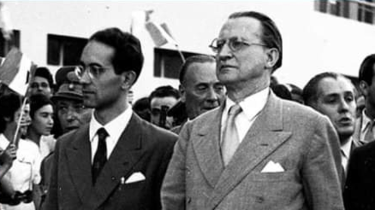 De Gasperi e Colombo per Matera