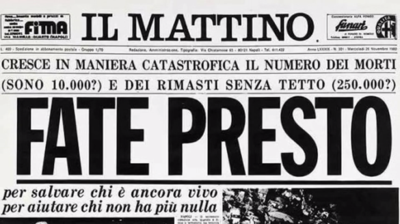 Terremoto. Basilicata 1980-2020